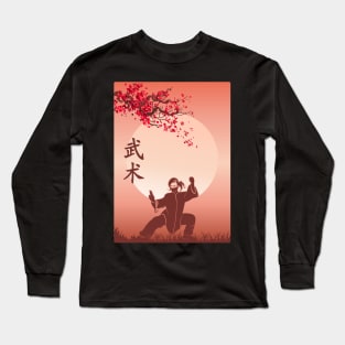 WUSHU SPORT | KUNGFU MARTIAL ART Long Sleeve T-Shirt